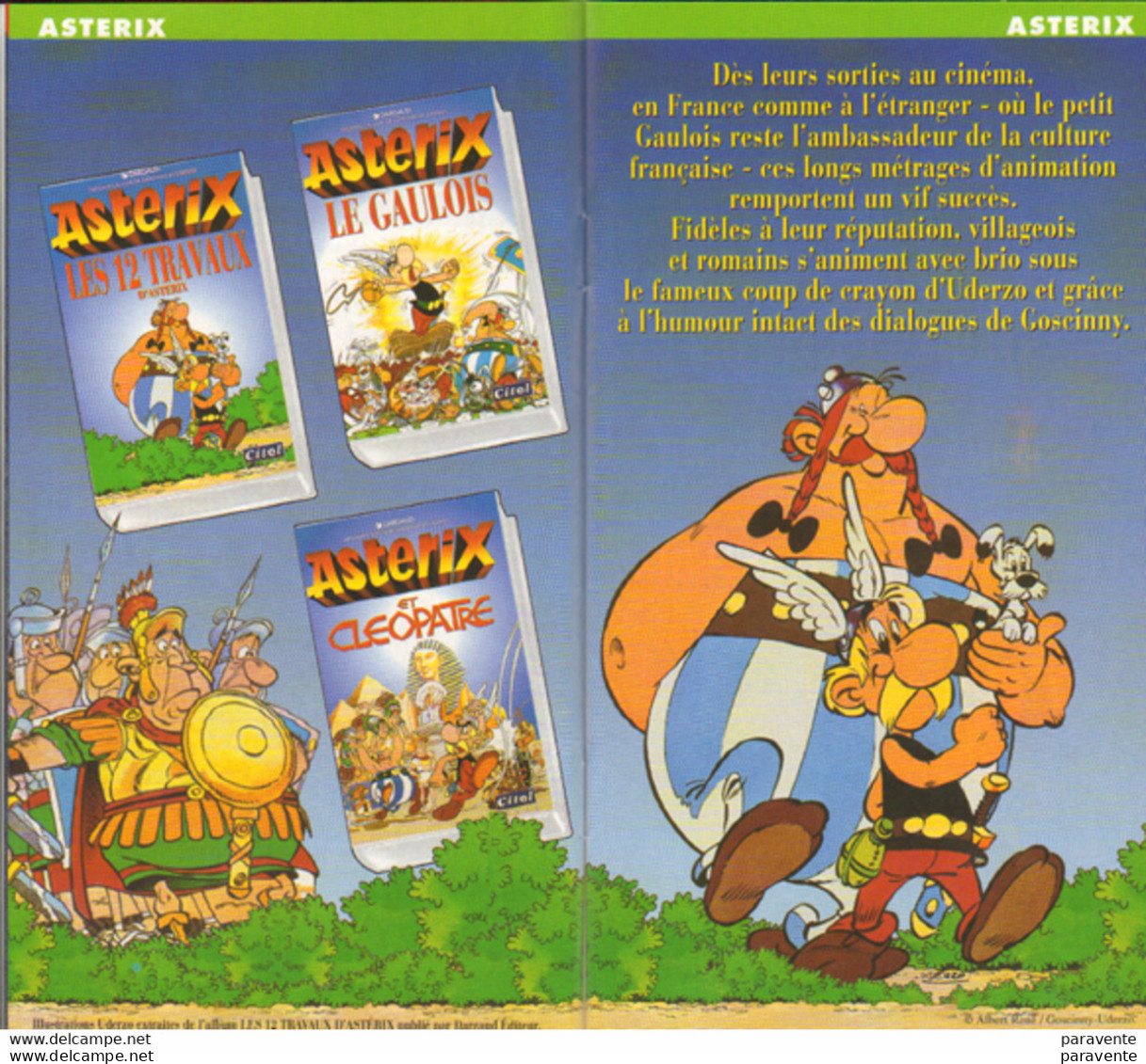 ASTERIX , TINTIN , LUCKY LUKE : Catalogue CITEL - Asterix