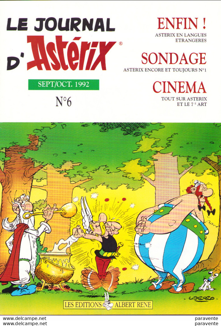 ASTERIX : Magazine JOURNAL D'ASTERIX  1 à 6 - Asterix