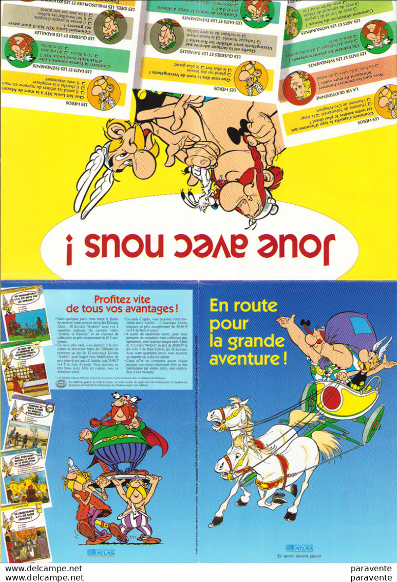 ASTERIX : Enveloppe ATLAS 1997 (8 Objets) - Asterix