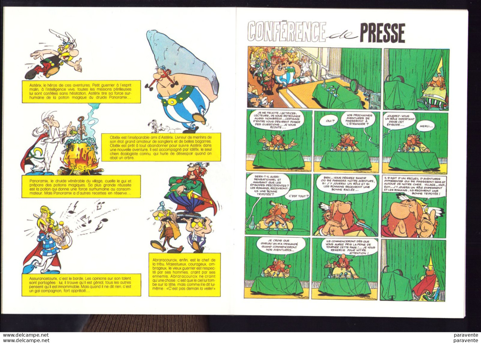 ASTERIX : Album Souple PUBLICITE Pour PRESTO PRINT En 1987 , Mini Histoires - Astérix