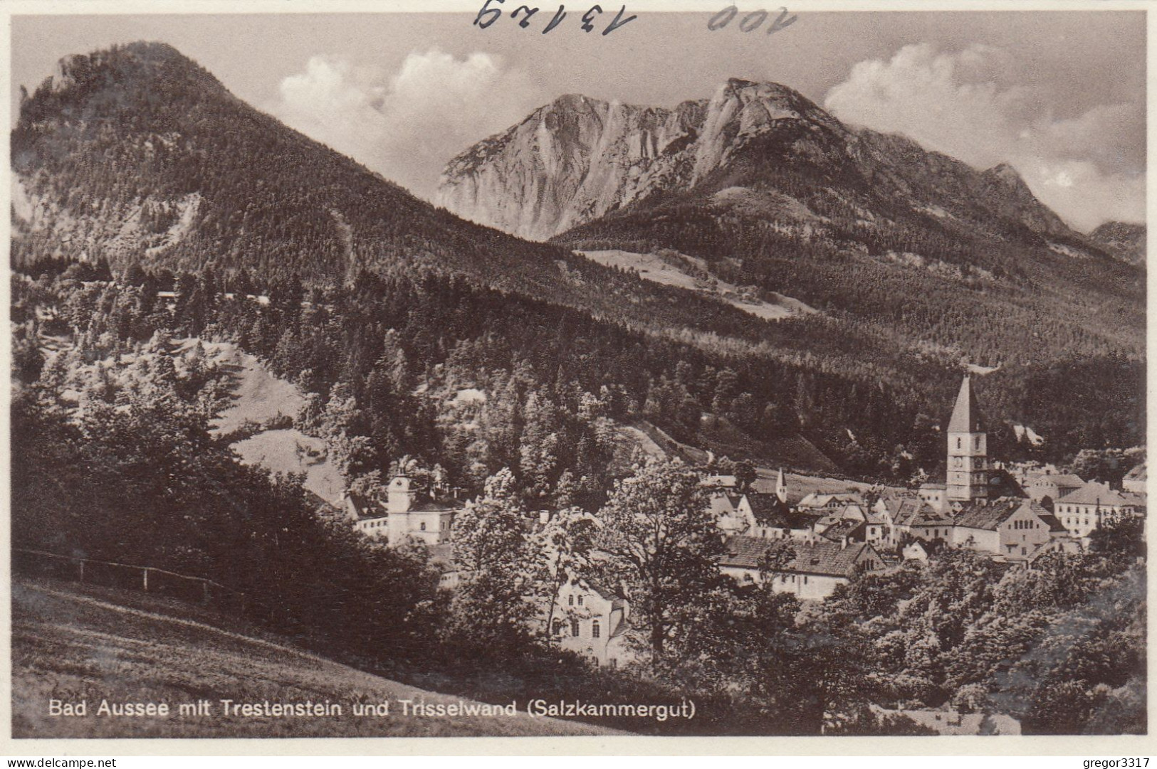 E3773) BAD AUSSEE 1938 - Hochglanz AK - Trestenstein Trisselwand Kirche - Ausserland