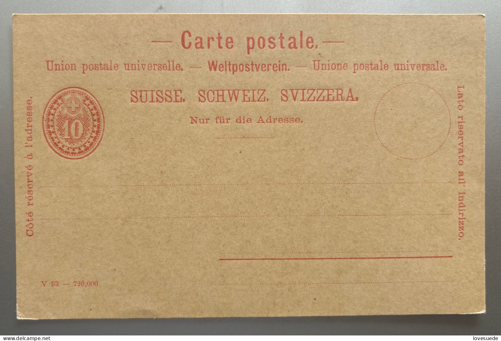 Carte Postale Suisse - Colecciones Y Lotes