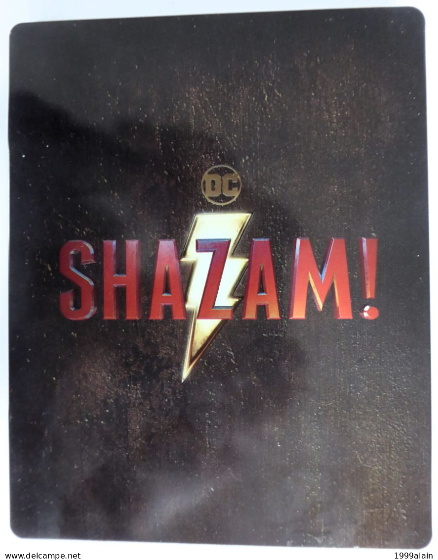 SHAZAM - STEELBOOK - 4 DISQUES (BLU-RAY UHD 4K + 3d + BLU-RAY + CD MUSIQUE) - Otros