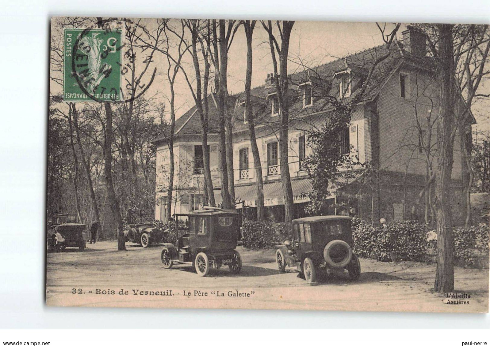 Bois De VERNEUIL : Le Père "La Galette" - Très Bon état - Verneuil Sur Seine