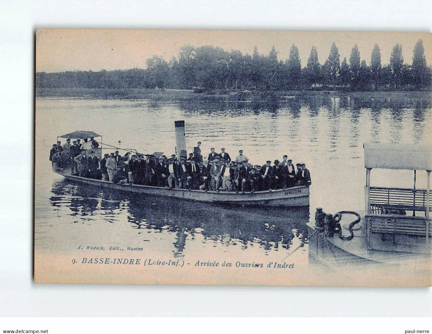 BASSE INDRE : Arrivée Des Ouvriers D'Indret - Très Bon état - Basse-Indre