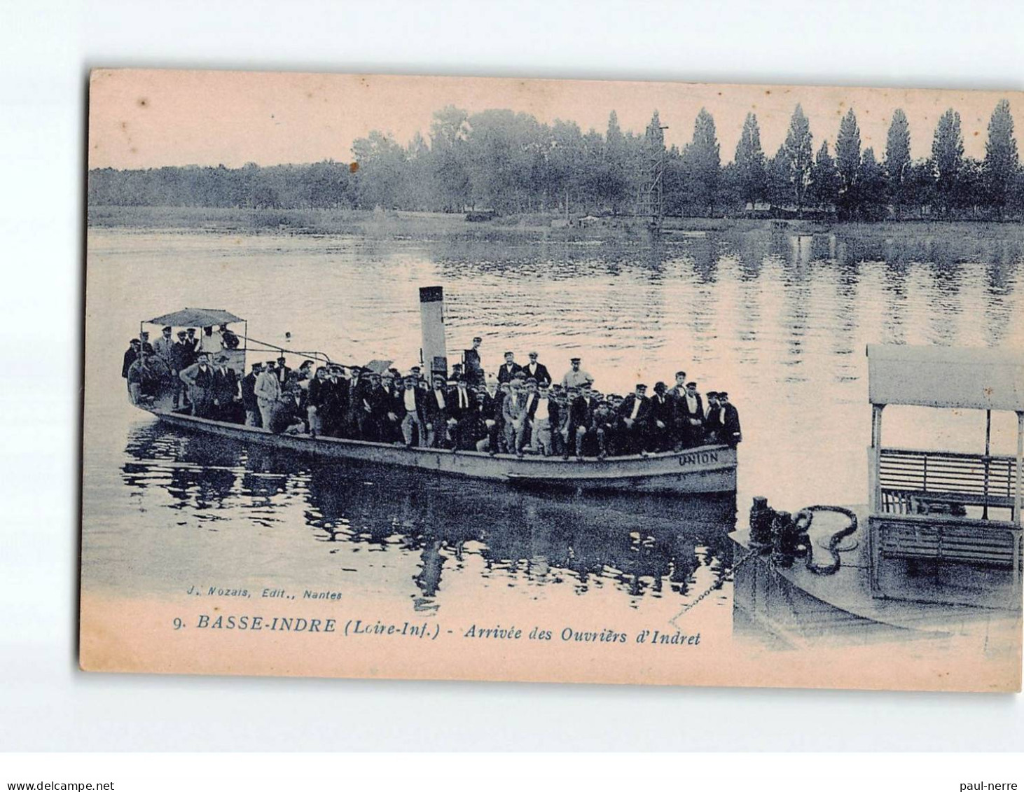 BASSE INDRE : Arrivée Des Ouvriers D'Indret - Très Bon état - Basse-Indre