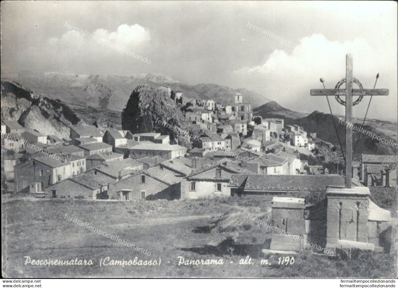 Ar484 Cartolina Pescopennataro Panorama Provincia Di Campobasso - Campobasso