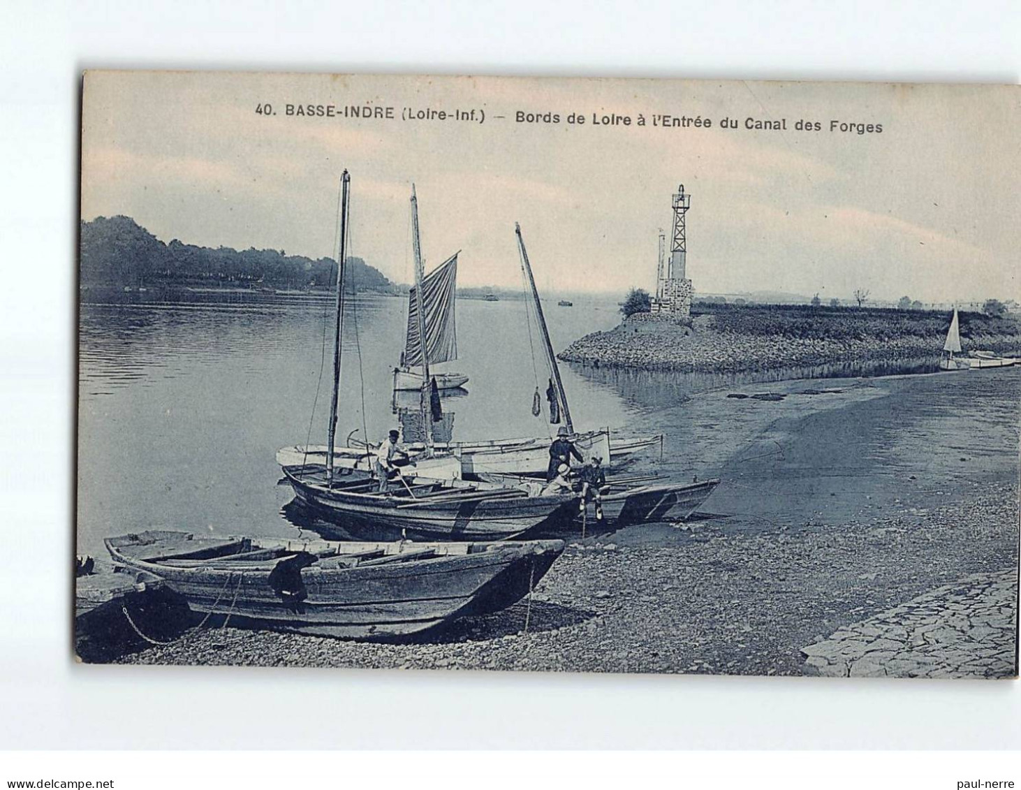 BASSE INDRE : Bords De Loire à L'entrée Du Canal Des Forges - Très Bon état - Basse-Indre