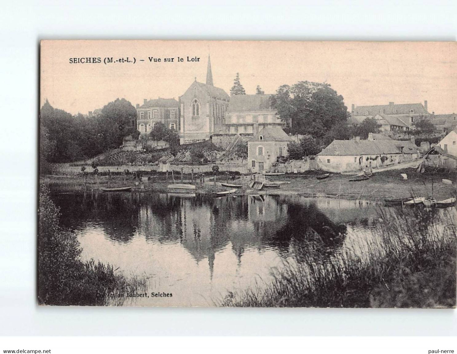 SEICHES : Vue Sur Le Loir - Très Bon état - Seiches Sur Le Loir