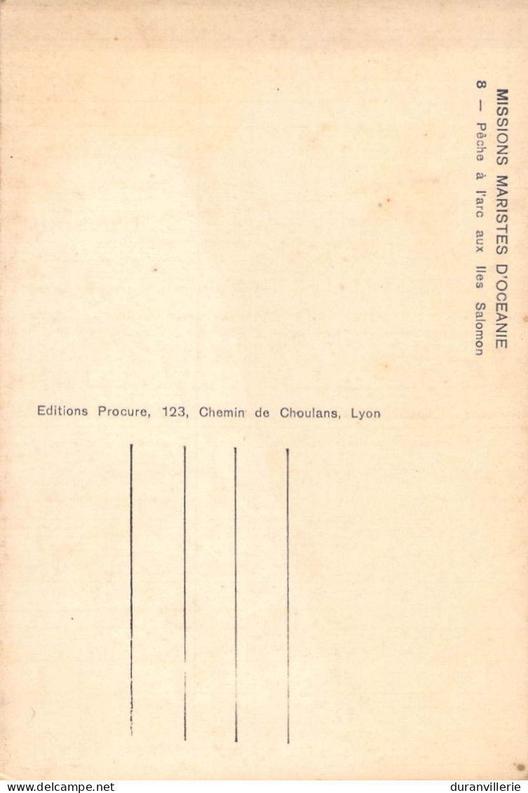 Missions Maristes D'Océanie - Pêche à L'arc Aux Iles Salomon - Solomon Islands