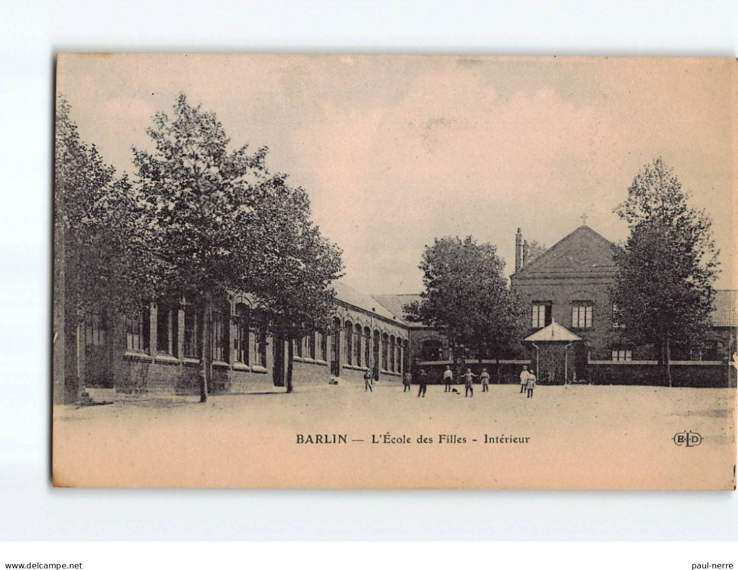 BARLIN : L'Ecole Des Filles, Intérieur - Très Bon état - Barlin