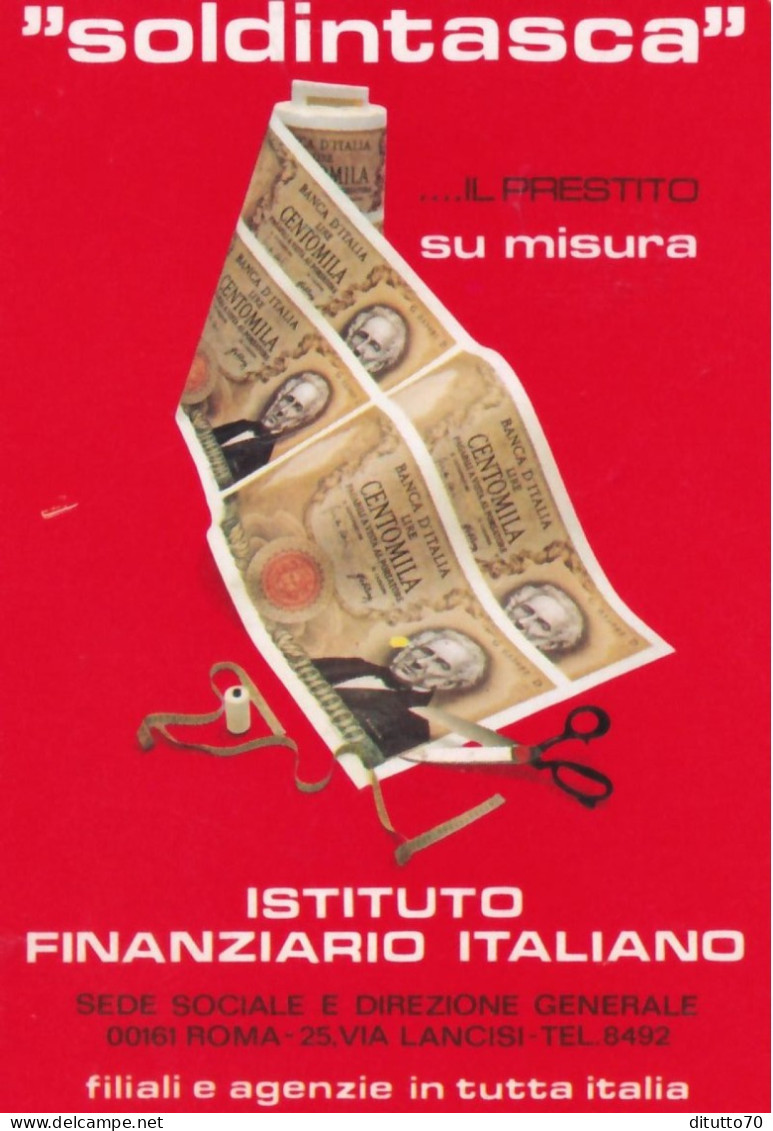Calendarietto - Istituto Finanziario Italiano - Roma - Anno 1974 - Petit Format : 1971-80