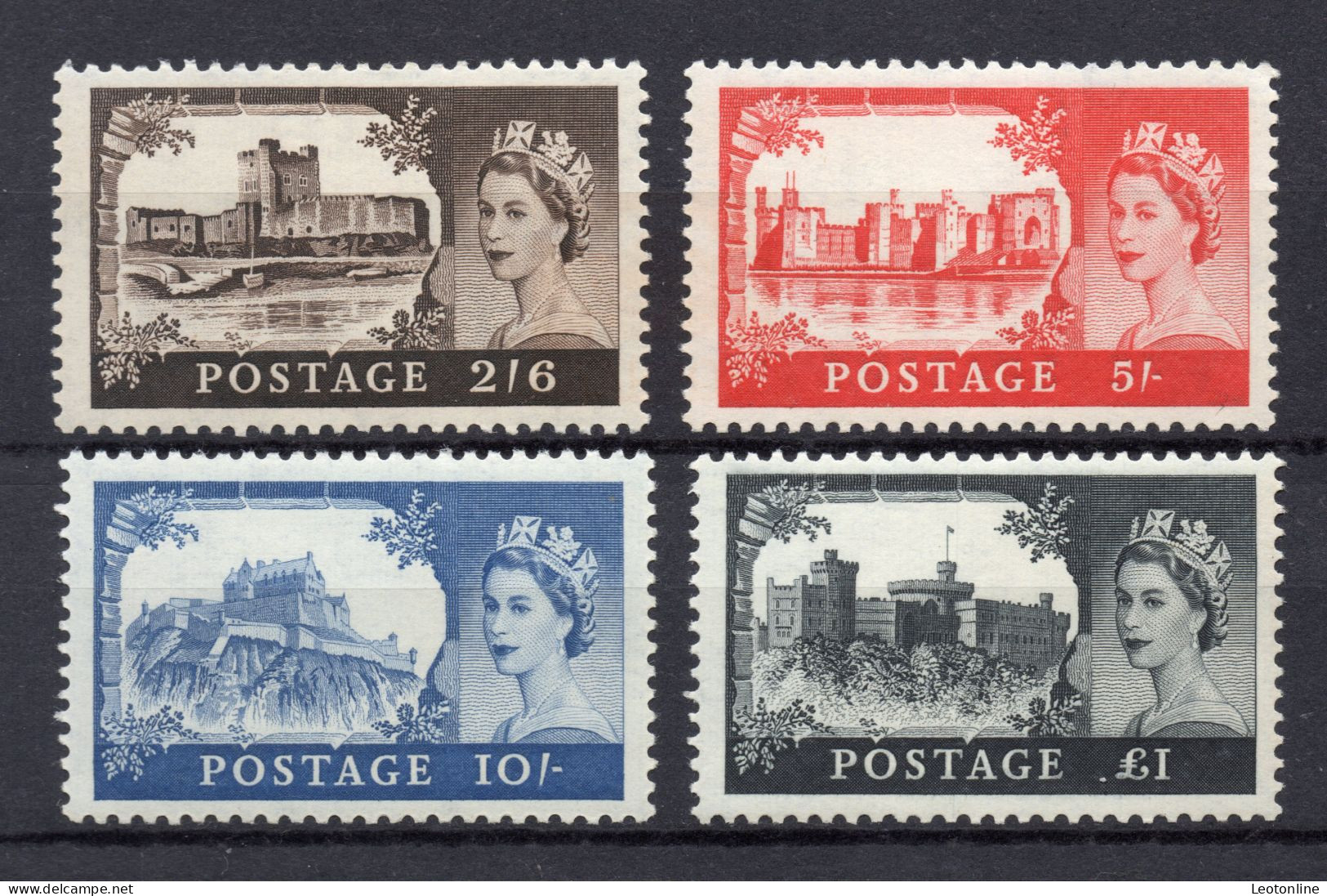 GB GRAN BRETAÑA 1959 SG 595/598 - YVERT 351/354 MNH - NUEVOS SIN SEÑAL - Unused Stamps