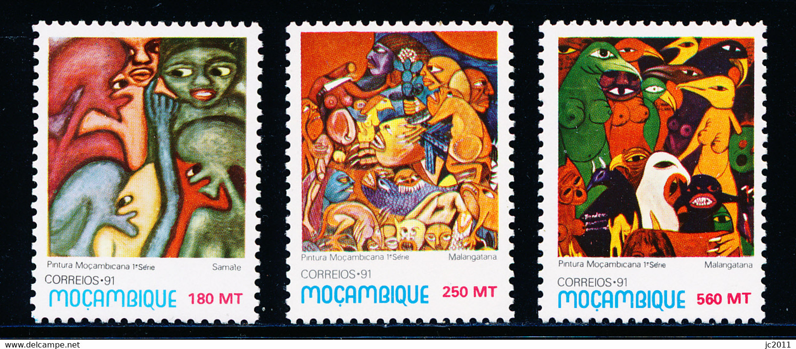 Mozambique - 1991 - Paintings By Mozambican Artists - MNH - Mozambique