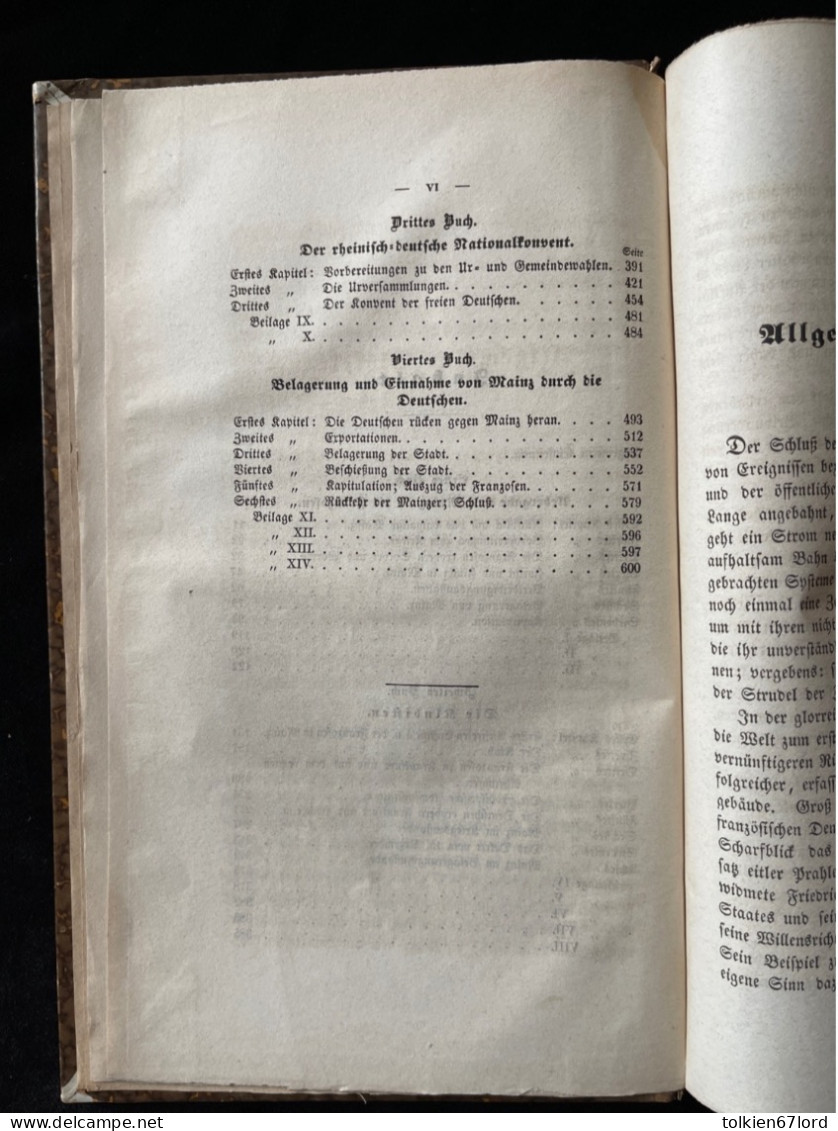 MAINZ MAYENCE Geschichte Von Mainz Während Der Ersten Französischen Occupation 1792-1793 Karl Klein 1861 - 4. Neuzeit (1789-1914)