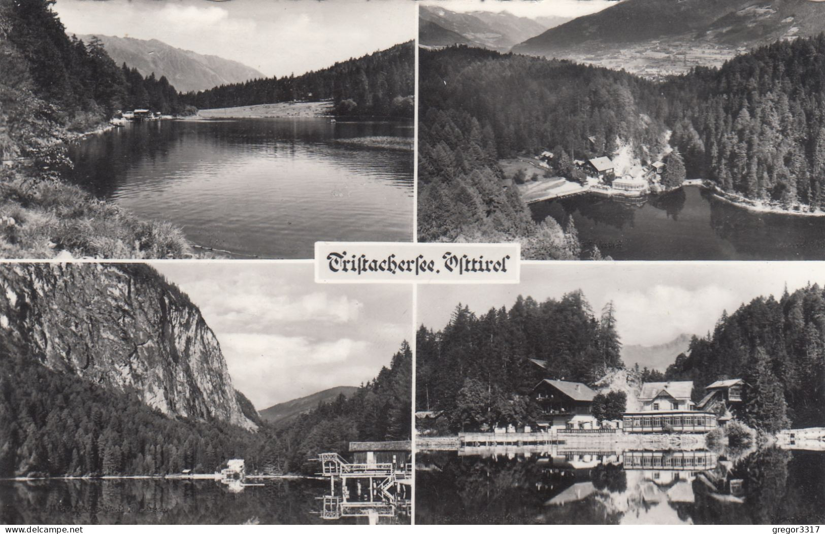 E3790) TRISTACHERSEE - Osttirol - Tolle S/W Mehrbild AK - Alt - Lienz