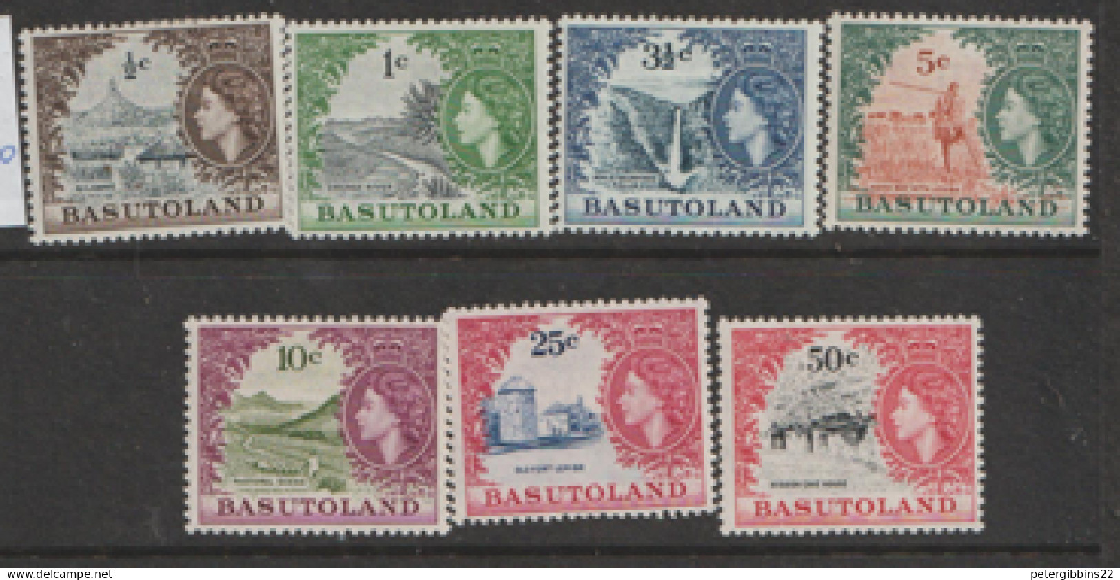 Basutoland  1961  Various Values  Mounted Mint - 1933-1964 Kolonie Van De Kroon