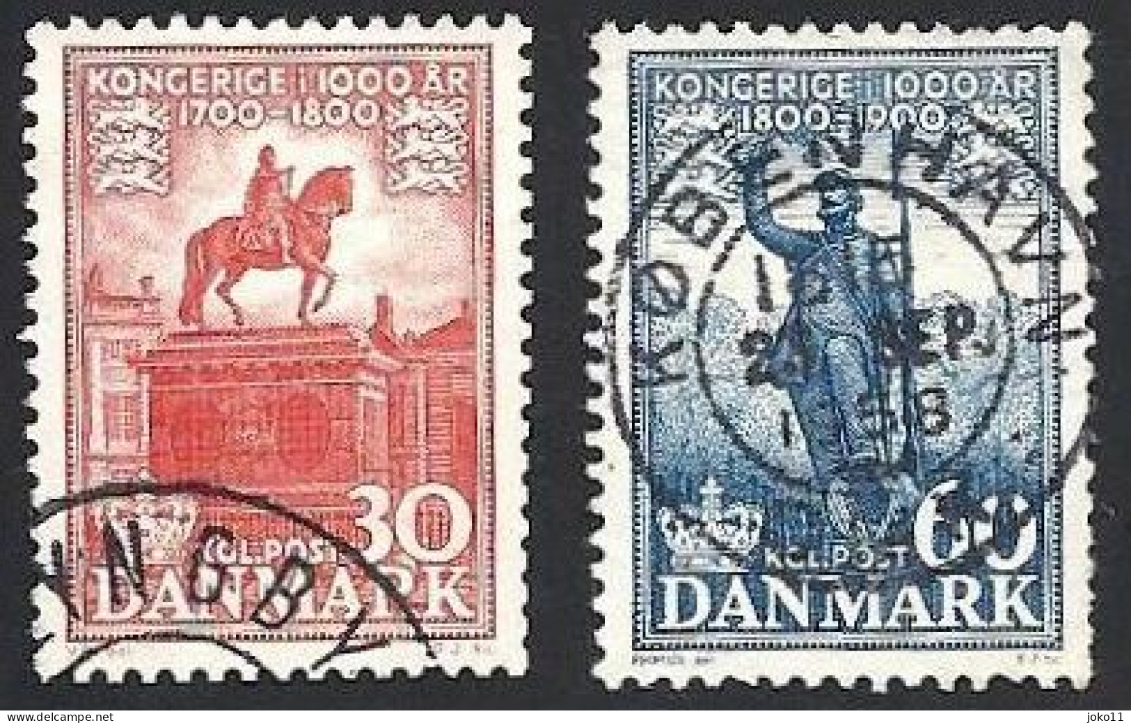Dänemark 1955, Mi.-Nr. 356-357, Gestempelt - Used Stamps