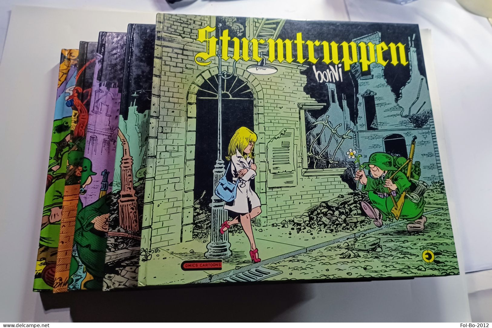 STURMTRUPPEN Serie Completa 5 Cartonati BONVI.originale - Humoristiques