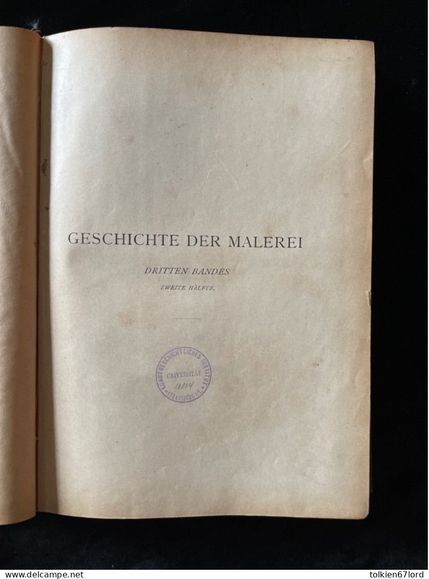 REICHSUNIVERSITÄT STRASSBURG Strasbourg 67 Bas-Rhin Alsace Elsass Malerei Peinture Kunst Art Université 1888 - Schilderijen &  Beeldhouwkunst