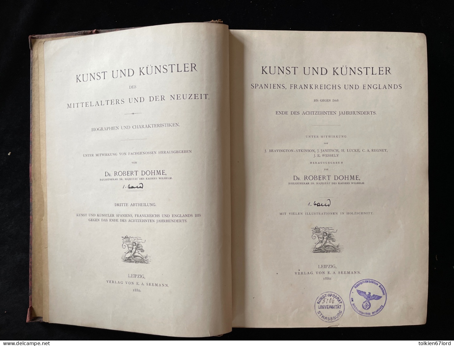 REICHSUNIVERSITÄT STRASSBURG STRASBOURG 67 Bas-Rhin Elsass Alsace Université Étudiant Kunstgeschichtliches Art - Kunstführer