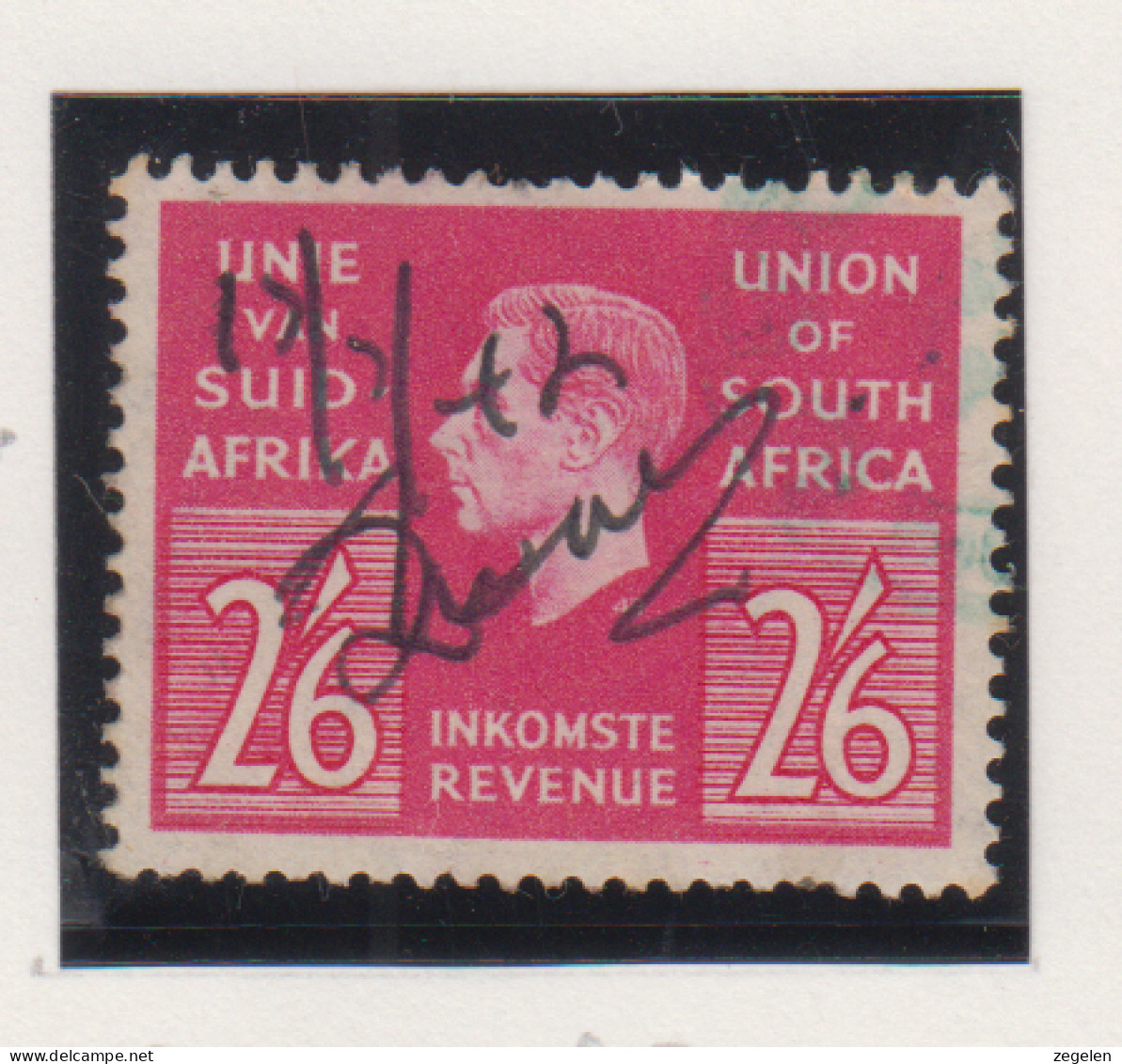 Zuid-Afrika Fiskale Zegel(revenue) Cat. J Barefoot: Revenue JAAR 1940 Nr. 39 - Otros & Sin Clasificación