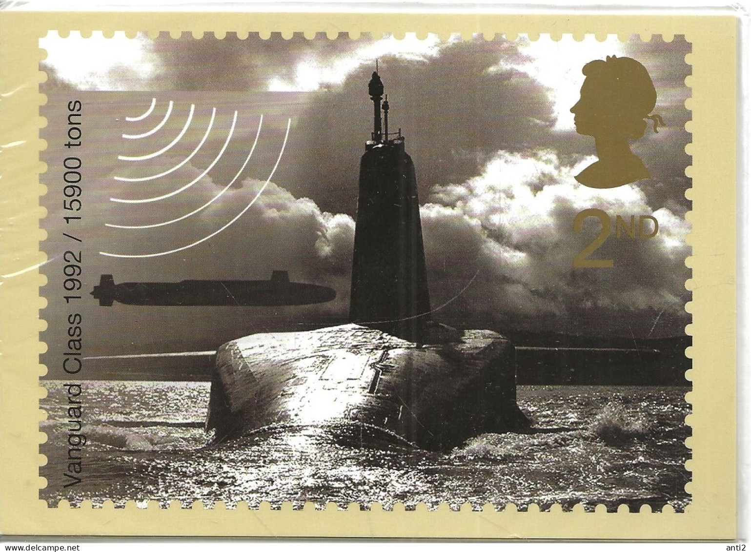 Great Britain  2001 TCentenary Of The Royal Navy Submarine Weapon (I), , Mi 1928-1931 Unused  Maximum Cards No Stamps - Cartes-Maximum (CM)
