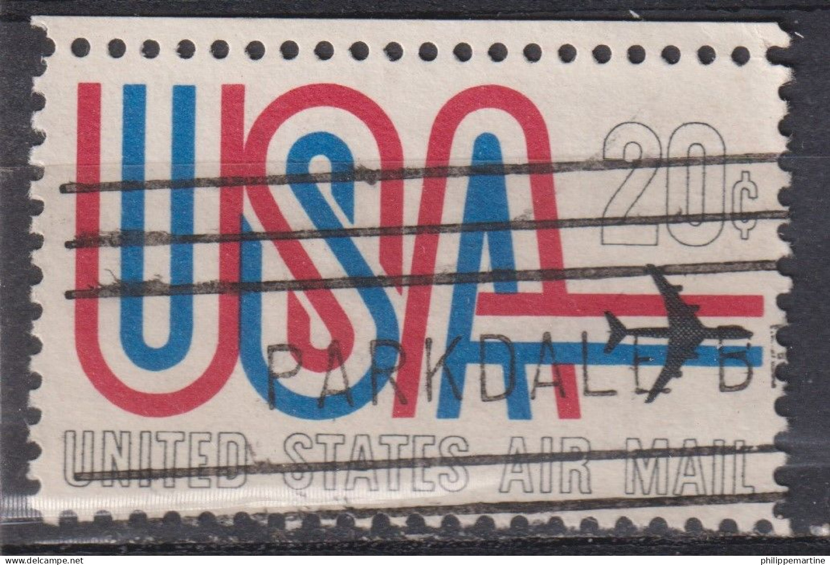 Etats Unis 1968-71 - Poste Aérienne YT 71 (o) - 3a. 1961-… Used