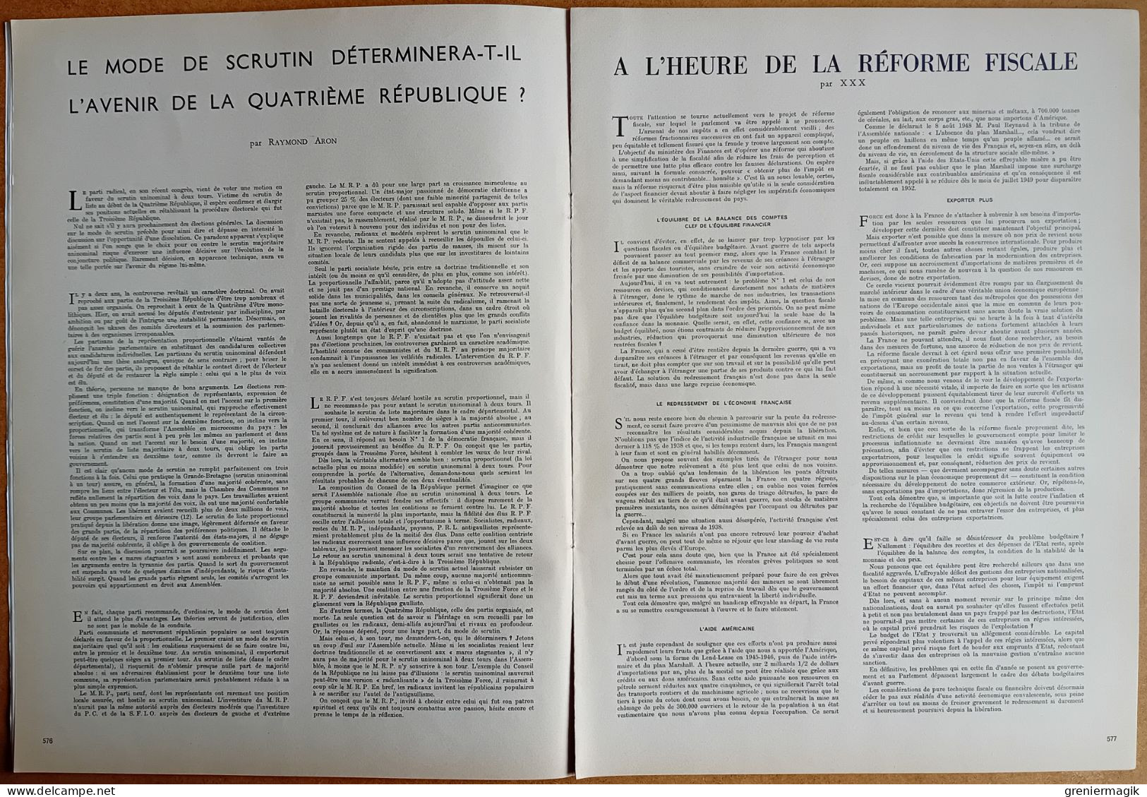 France Illustration N°166 18/12/1948 L'O.N.U. quitte Paris/Chine/Démographie de la France/Fête à Rabat/Geenwich Village