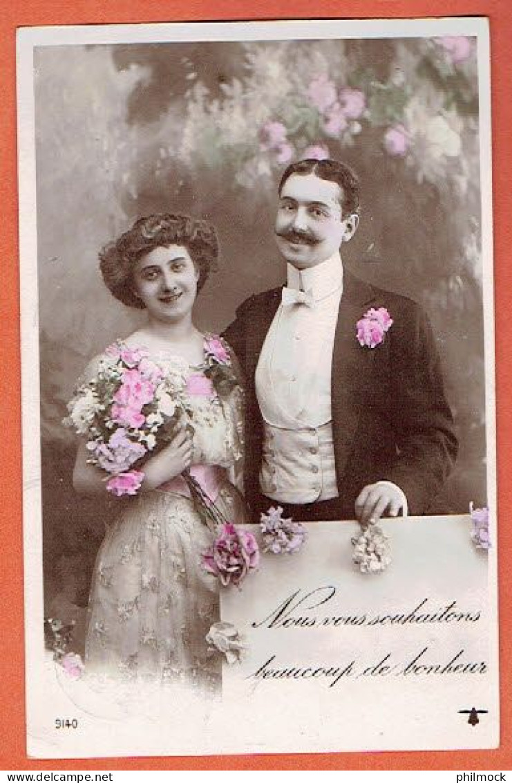 J - Relais - Sterstempel Berzée Vers Beaumont - Grandrieuf -Sivry-Rance 1909 - CP Fantaisie - Postmarks With Stars