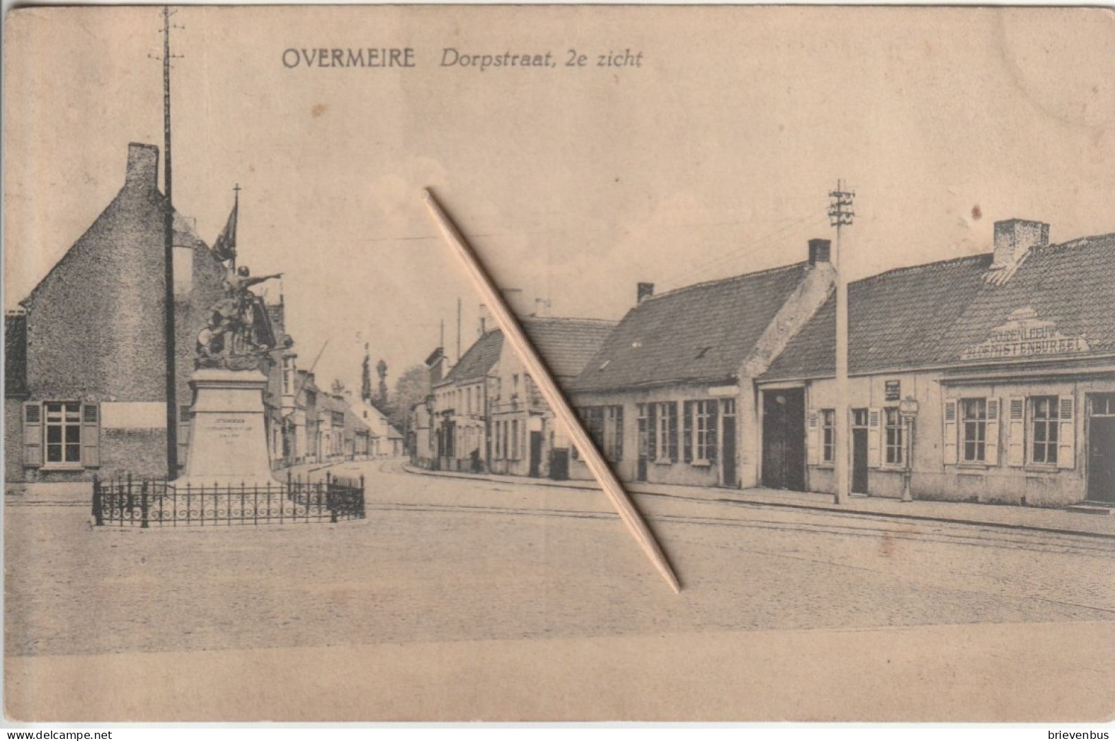 Overmeire, Dorpstraat, 2e Zicht, 1926 - Berlare