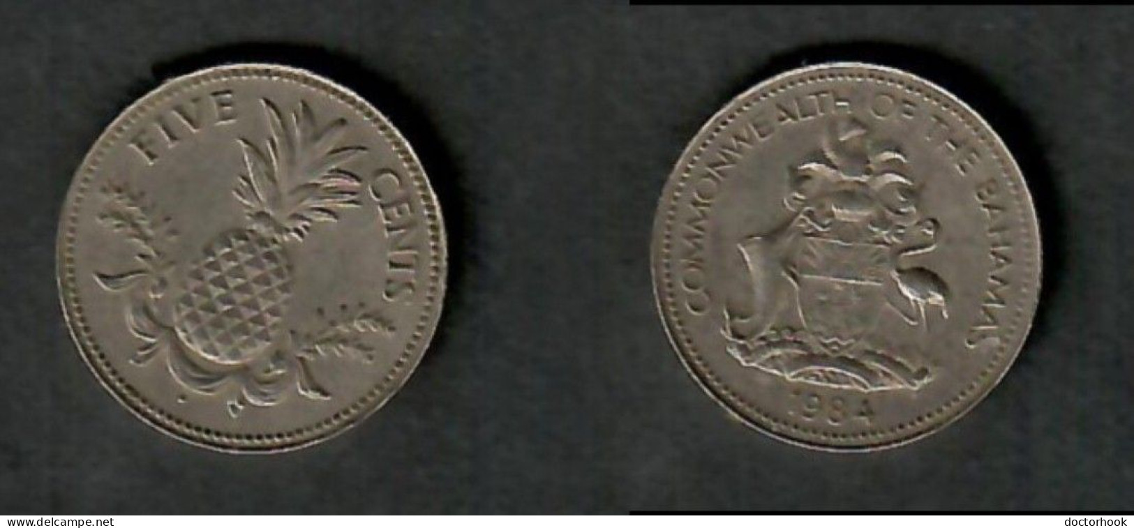 BAHAMAS   5 CENTS 1984 (KM # 60) #7599 - Bahamas