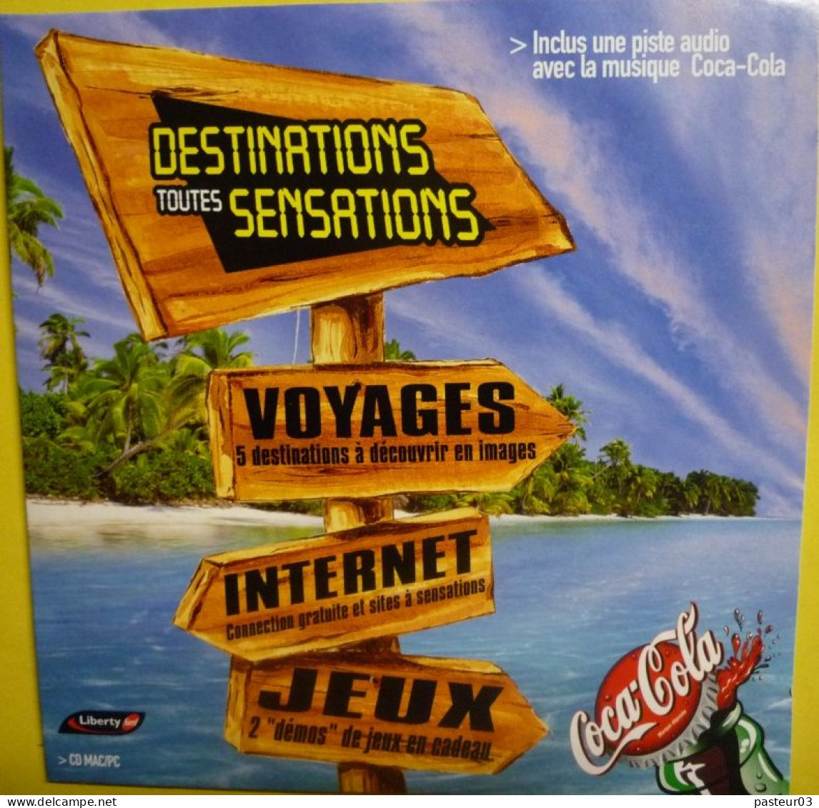 CD Coca Cola Concours Destinations Toutes Sensations - Dischi & CD