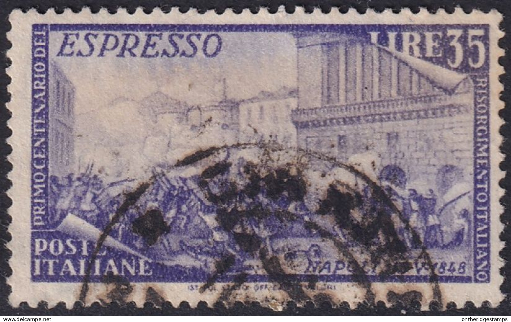 Italy 1948 Sc E26 Italia Sa Espressi 32 Used Toned - Express-post/pneumatisch