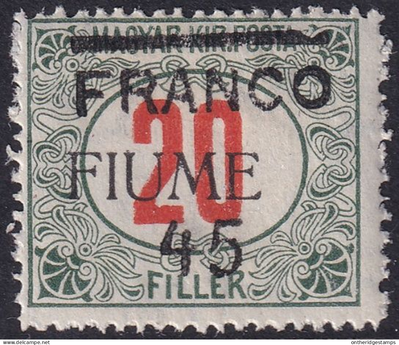 Fiume 1919 Sc 25 Sa 30 MLH* - Fiume