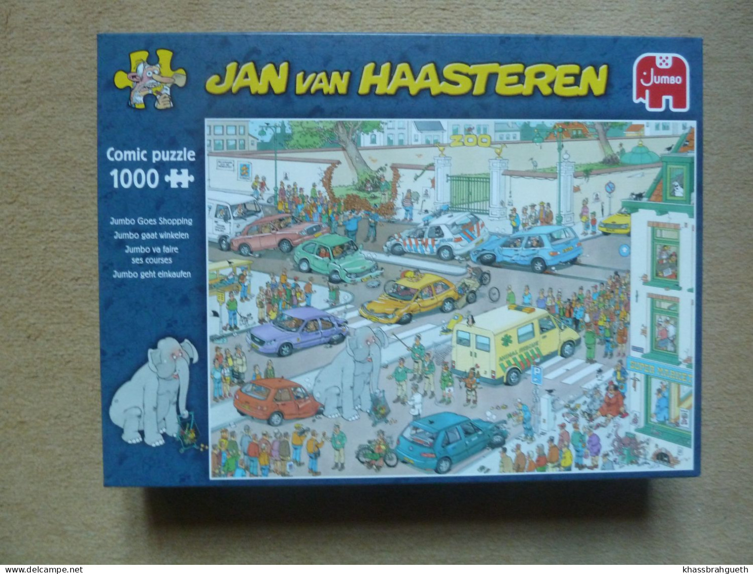 PUZZLE JUMBO -  JAN VAN HAASTEREN (1000 P) JUMBO VA FAIRE SES COURSES - Puzzles