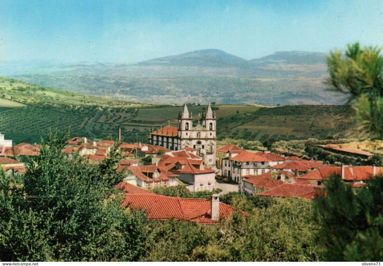 VILA FLOR - Panorama Vendo-se A Igreja Matriz - PORTUGAL - Bragança