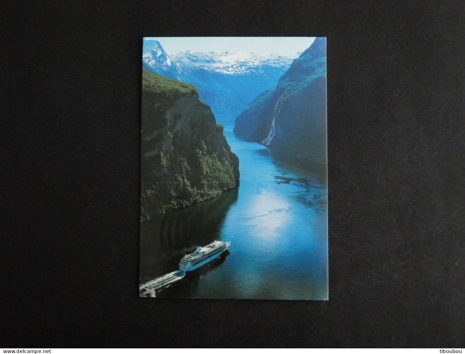 NORVEGE NORWAY NORGE AVEC YT 1802 LA CONSTITUTION - GRIFFE LINEAIRE AVON ANNEXE 1 - GEIRANGERFJORDEN FJORD CASCADE FALLS - Covers & Documents