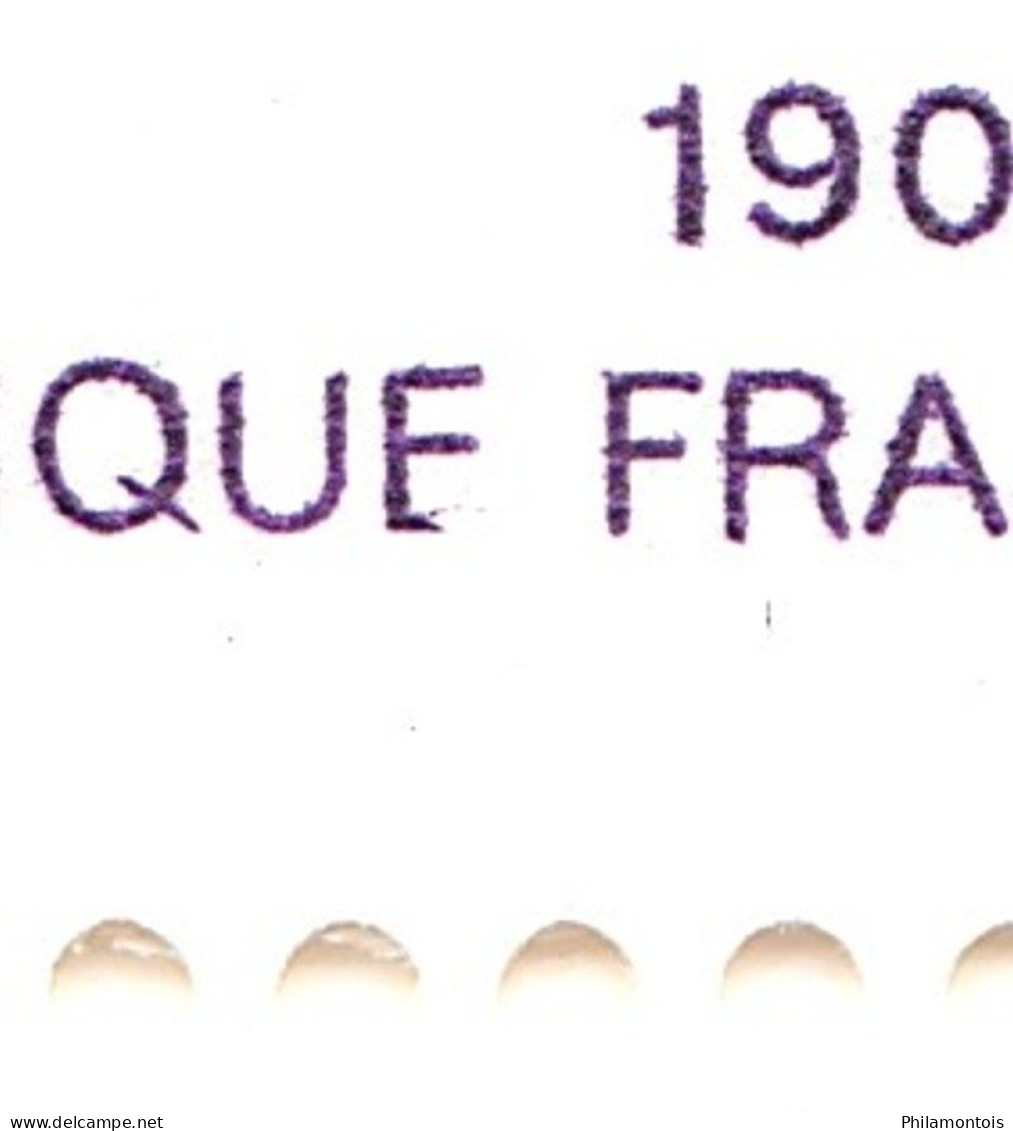 BC 2360 A - PC 1985 - Bande Du Carnet - Variété : "F Au Lieu De E à REPUBLIQUE (timbre Sartre) - Neuf N** -  Très Beau - Personnages