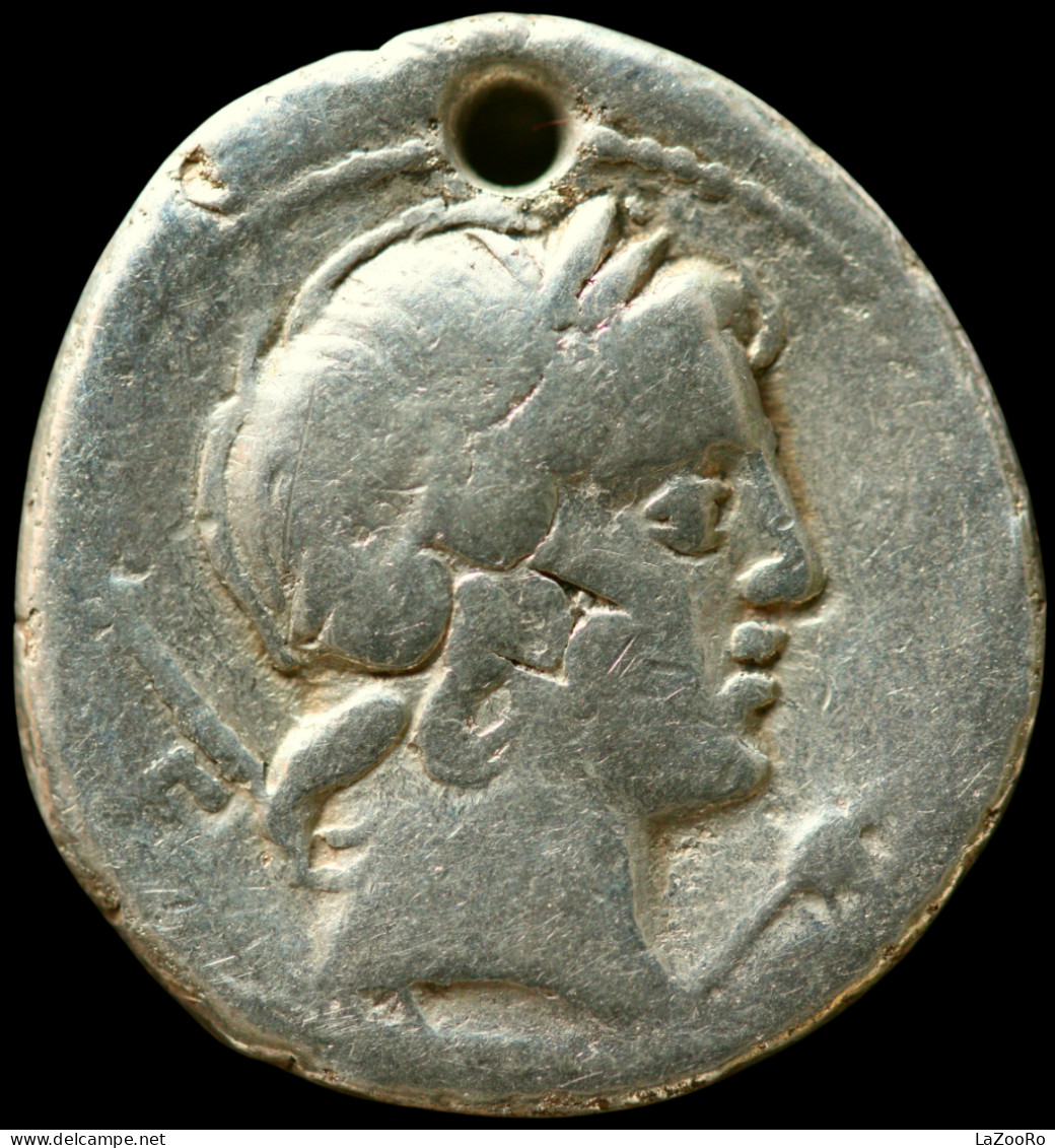 LaZooRo: Roman Republic - AR Denarius Of P. Crepusius (82 BC), Apollo, Ex Antique Jewellery, CM, Rare CXXX - Republic (280 BC To 27 BC)