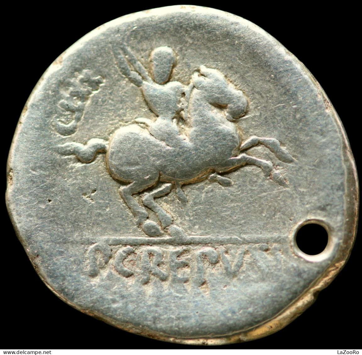 LaZooRo: Roman Republic - AR Denarius Of P. Crepusius (82 BC), Apollo, Ex Antique Jewellery, CM, Rare CXXX - Republiek (280 BC Tot 27 BC)