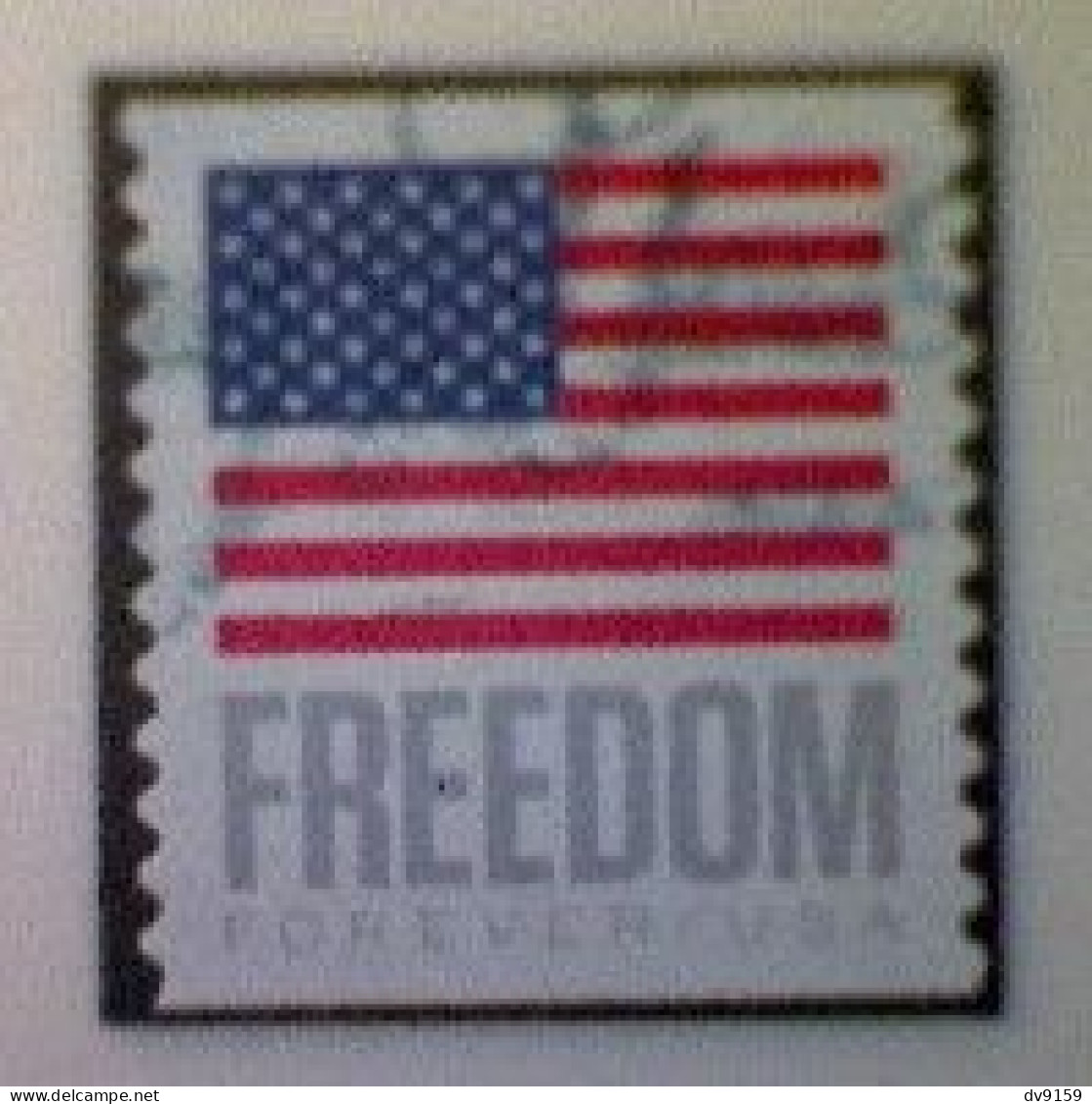 United States, Scott #5789a, Used(o), 2023 Coil, Freedom Flag, (63¢), Gray, Blue, And Red - Gebraucht