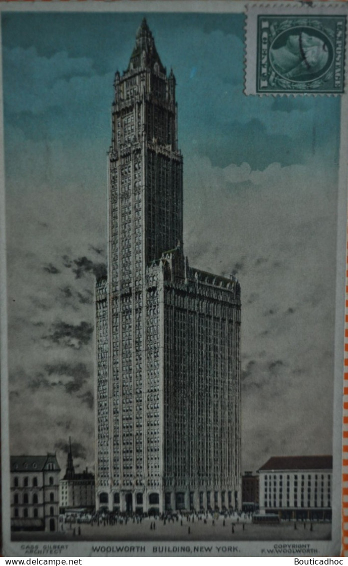 New York City : The Woolworth Building In 1914 - Andere Monumenten & Gebouwen