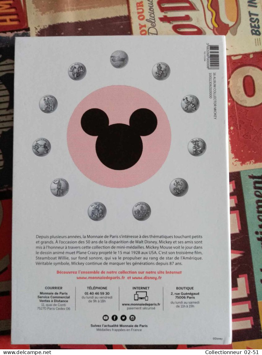 Monnaie De Paris : Coffret 50 Ans Mickey - Non Datati