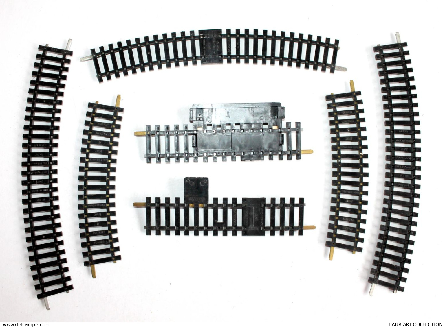 JOUEF HO 7 RAIL 2 COUPURE 1 DECROCHAGE, 4 COURBE 2 N°870 R=385mm R=15' & 2 R=325, MODELISME FERROVIAIRE TRAIN (2105.264) - Vías Férreas