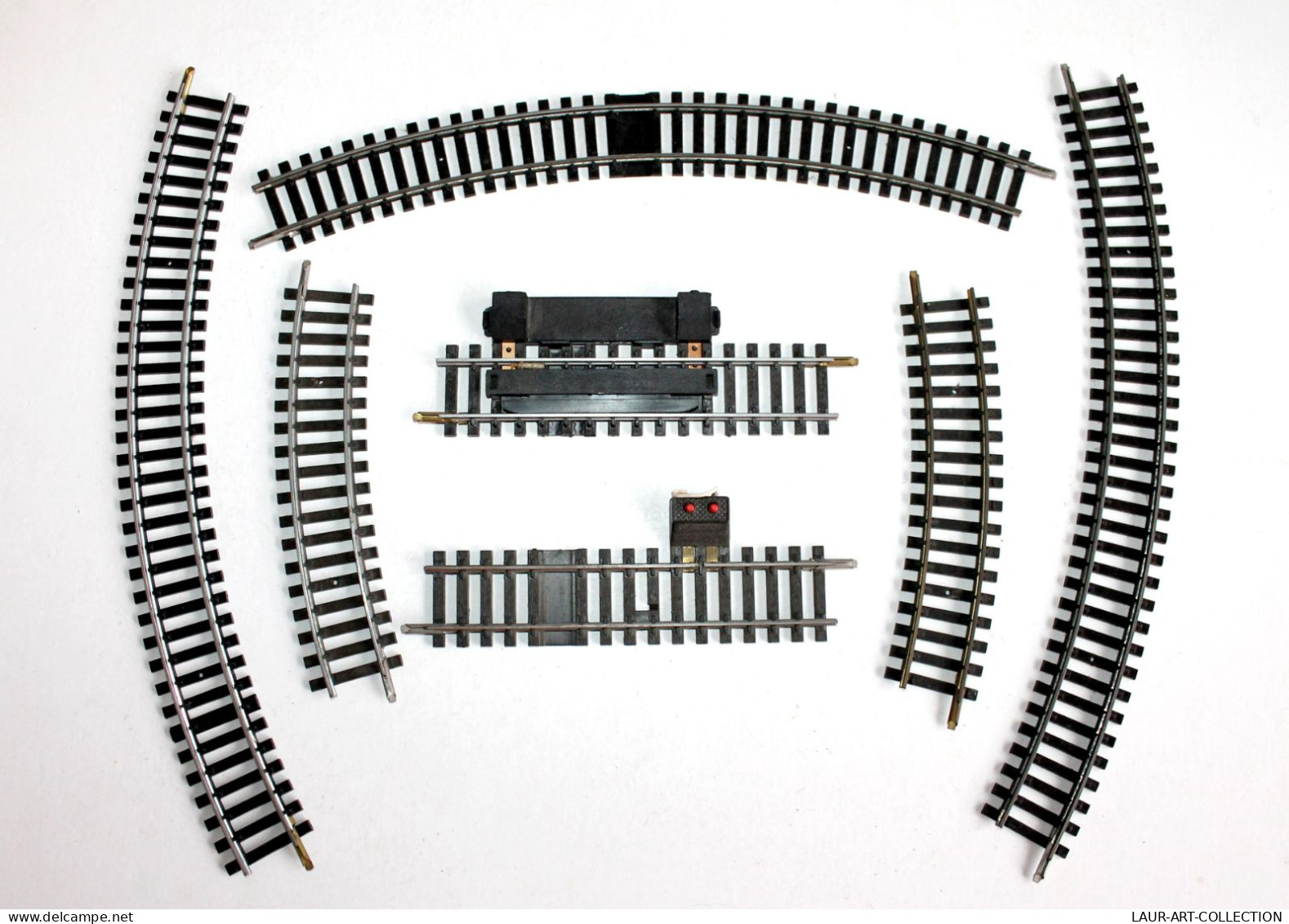 JOUEF HO 7 RAIL 2 COUPURE 1 DECROCHAGE 4 COURBE 2 N470 R=325mm R=12 3/4, 2 R=325, MODELISME FERROVIAIRE TRAIN (2105.265) - Rails