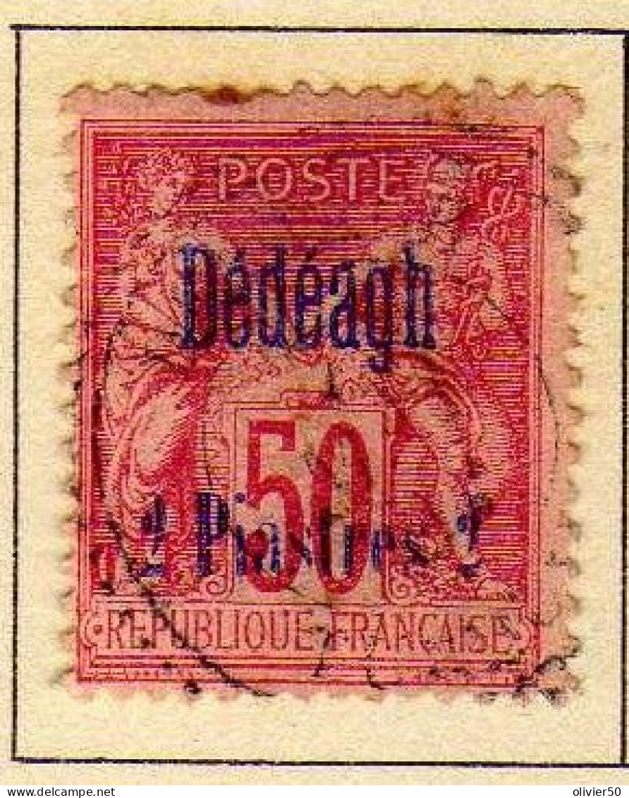 Dedeagh (1893-1900) -  1 Pi. Sur 50 C.   Oblitere - Usati