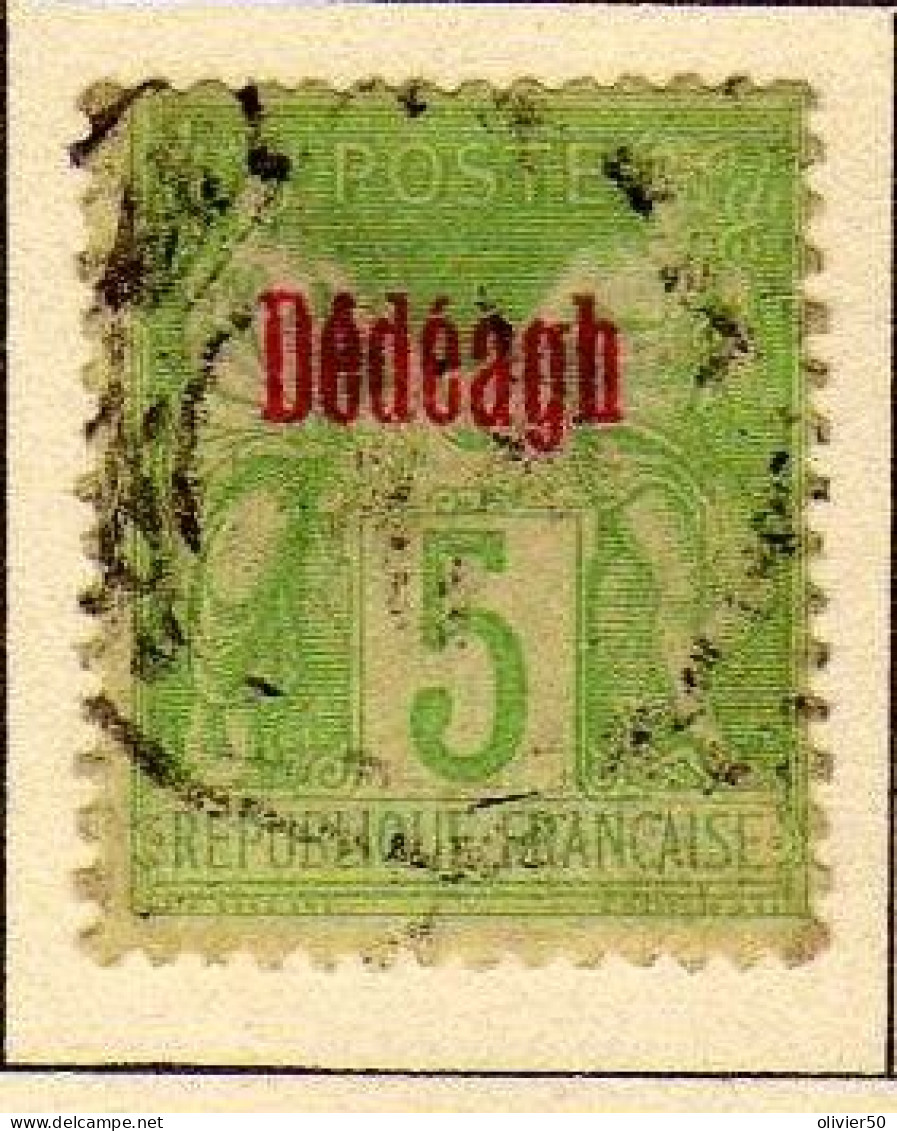 Dedeagh (1893-1900) -  5 C.    Surcharge Dedeagh -   Oblitere - Usati