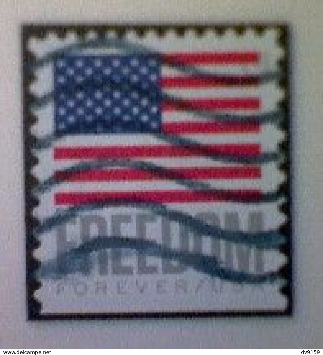 United States, Scott #5790, Used(o) Booklet, 2023, Flag Definitive: Freedom Flag, (63¢) Forever - Usati