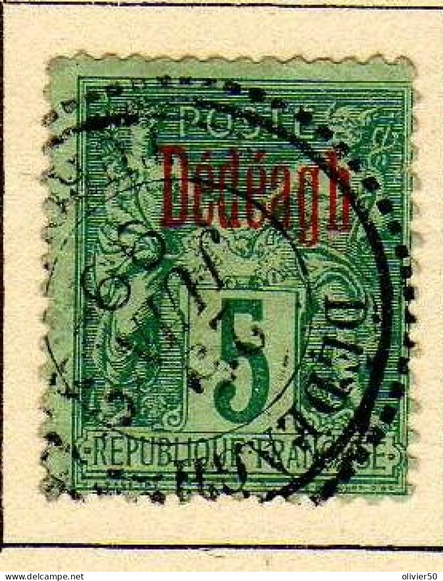 Dedeagh (1893-1900) -  5 C.    Surcharge Dedeagh -   Oblitere - Usati